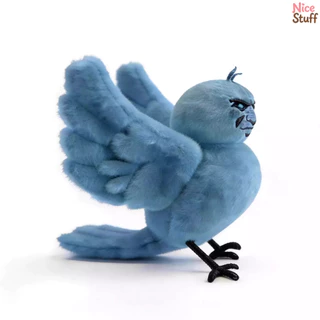 💥คุ้ม💥Blue Bird Plush จี้ตุ๊กตาการ์ตูน พวงกุญแจนกสีฟ้า สามารถบันทึกการพูดคุย ของขวัญตลก15CM