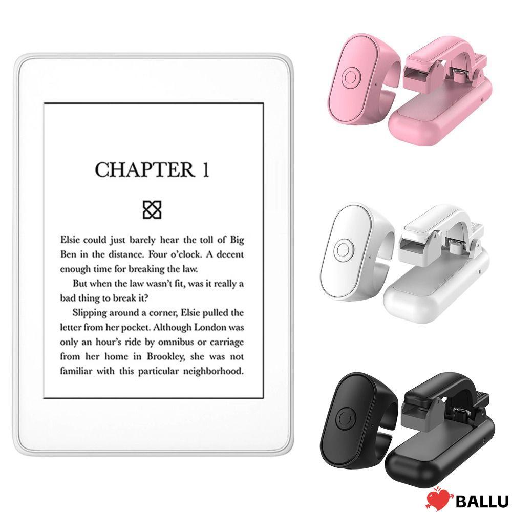BALLU Page Turner Remote, lightning 2-in-1 E-book Page Turner, ABS Remote Record Triggers สําหรับจุด