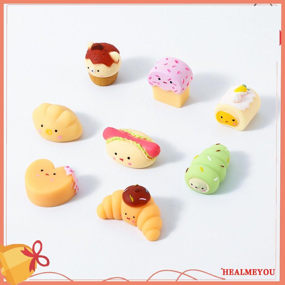 น้ํา ผู้ที่ใส่กล่องของเล่น, อาหารเบเกอรี่สุ่มของเล่นบีบโชคดี, ขนมปังสร้างสรรค์นุ่มบีบหยิกของเล่นเด็ก