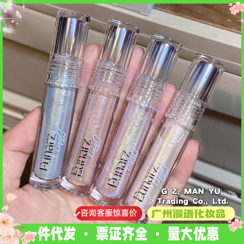 Eunarz Eunarz Neon Series Liquid อายแชโดว์ High Gloss Fine Glitter Pearlescent Sequins Monochrome Li
