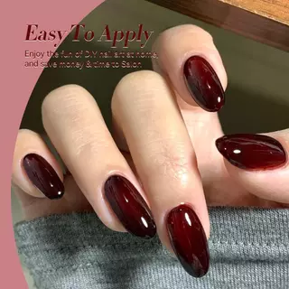 【Local】BORN PRETTY 15ml Scarlet ความร้อน Jelly Gel ยาทาเล็บสีแดงกึ่งโปร่งใส อุปกรณ์ Soak off UV LED เคลือบเงา