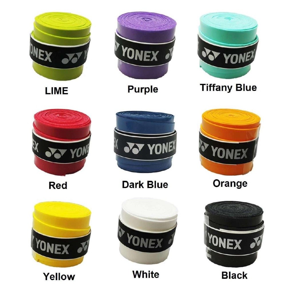 คลังสินค้าพร้อม ( 14 สี) 1 ชิ้นคุณภาพดี AC102EXbadminton Overgrip Overgrip AC102EX Super Grap แบดมิน