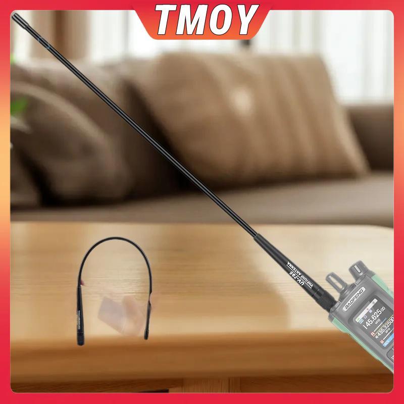 TMOY AR-795 SMA-F หญิง Dual Band VHF/UHF 136-174MHz/400-520MHz เสาอากาศแบบนุ่ม AR-795 สําหรับ UV-5R 