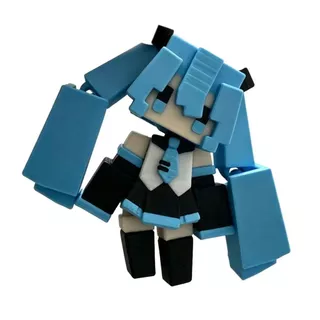 คีย์เชนพิมพ์ 3D พิกเซล Hatsune Miku & Teto – น่ารักติดกระเป๋า ของขวัญวันเกิด (เลือก Miku / Teto)