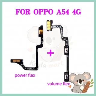 สําหรับ OPPO A54 4G โทรศัพท์สวิทช์ Key Power On Off Volume up down ปุ่มด้านข้างปุ่ม Flex เปลี่ยน