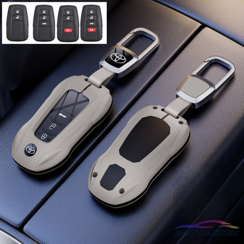 ฝาครอบกุญแจรีโมทรถยนต์สําหรับ Toyota Altis GR CHR Corolla Cross 2025 Rav4 2020 Camry 2019 Keybox สังกะสีผู้ถือกุญแจ