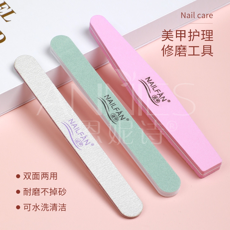 ANNIES ขัดแถบเครื่องมือลบเล็บเล็บ 3 ชิ้นหลายสีตัวเลือก