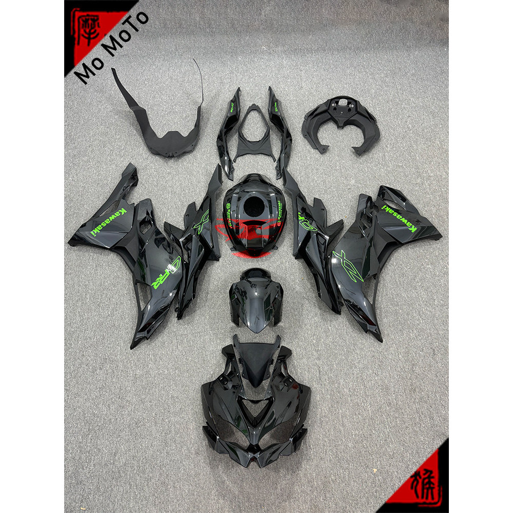 ชุดสีแฟริ่งบิ๊กไบค์ Kawasaki ZX4R ZX4RR ครบชุด สั่งทำสี/โลโก้ได้ แฟริ่งแต่งรอบคัน