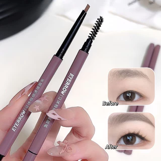 shiny-girl:eyebrows ดินสอเขียนคิ้ว1.5mm แบบหมุนออโต้ กันน้ำ พร้อมแปรงปัดขนคิ้ว 6 สี-BA832