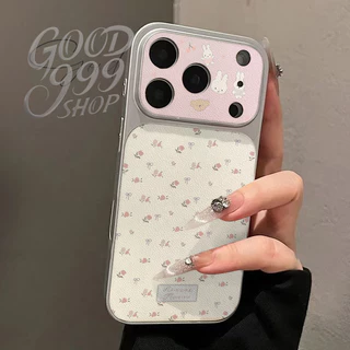 เคสไอโฟน เหมาะสำหรับ iPhone 17 16 11 15 12 14 13 Pro Max 14 15 16 Plus สายรัดตัวยึดดอกไม้สด พรีเมียม เท็กซ์เจอร์นุ่ม