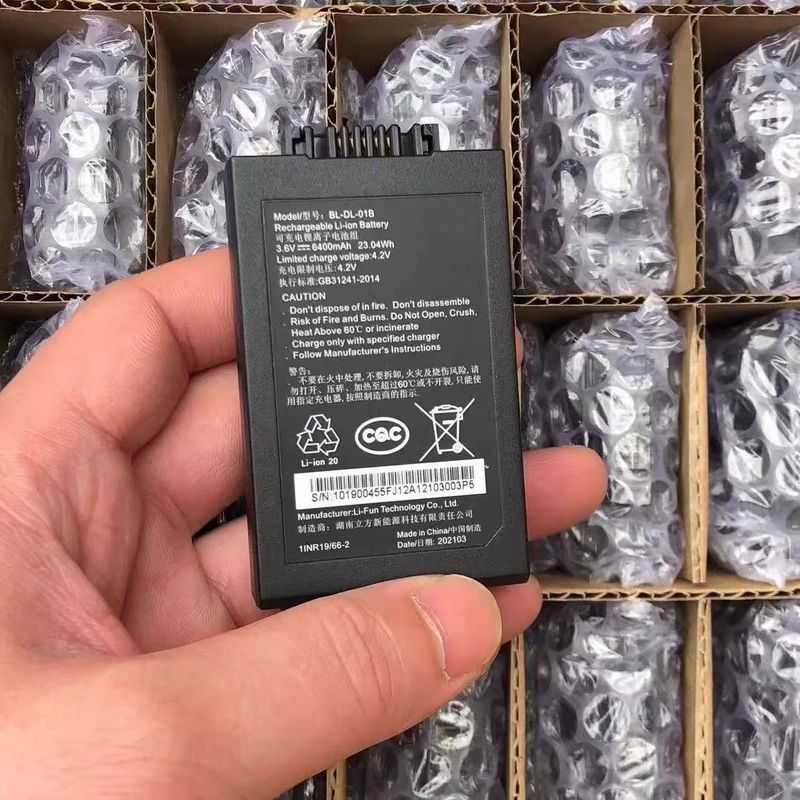 เหมาะสําหรับ Fluorite ล็อคลายนิ้วมือ Proximity Card แบตเตอรี่ DL20VS/DL30VS BL-DL-01B 6400MAH