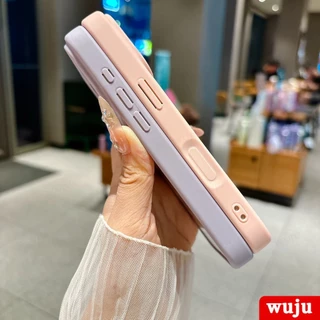 WUJU Photocard Display Minimalist Case เข้ากันได้กับ IPhone 17 16 15 14 13 12 11 Pro Max พร้อม Drop-proof และ Dust-proof และ Anti-yellowing Design