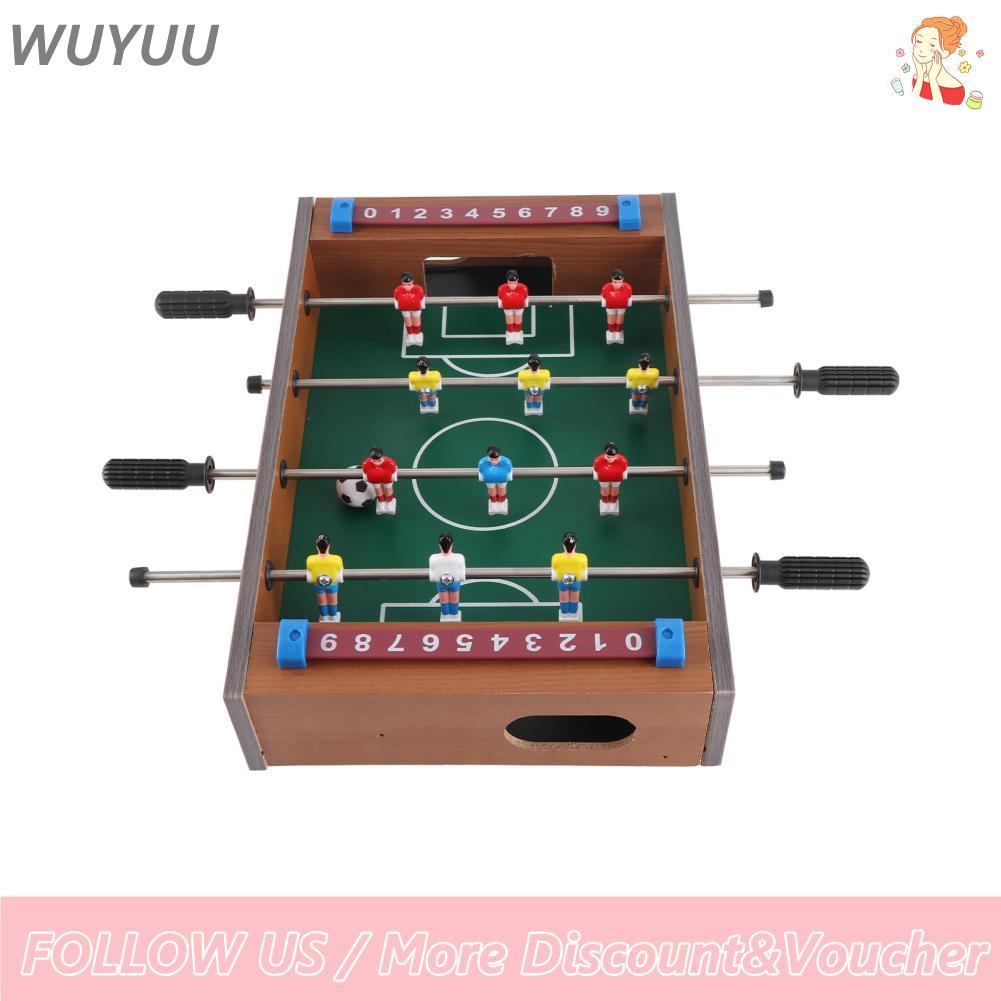Wuyuu Wuyuu Denash โต๊ะฟุตบอลสำหรับเกมฟุตบอลในบ้านชุด 2 ลูกแบบพกพา Mini Interactive 4 แถวฟุตบอลผู้ให