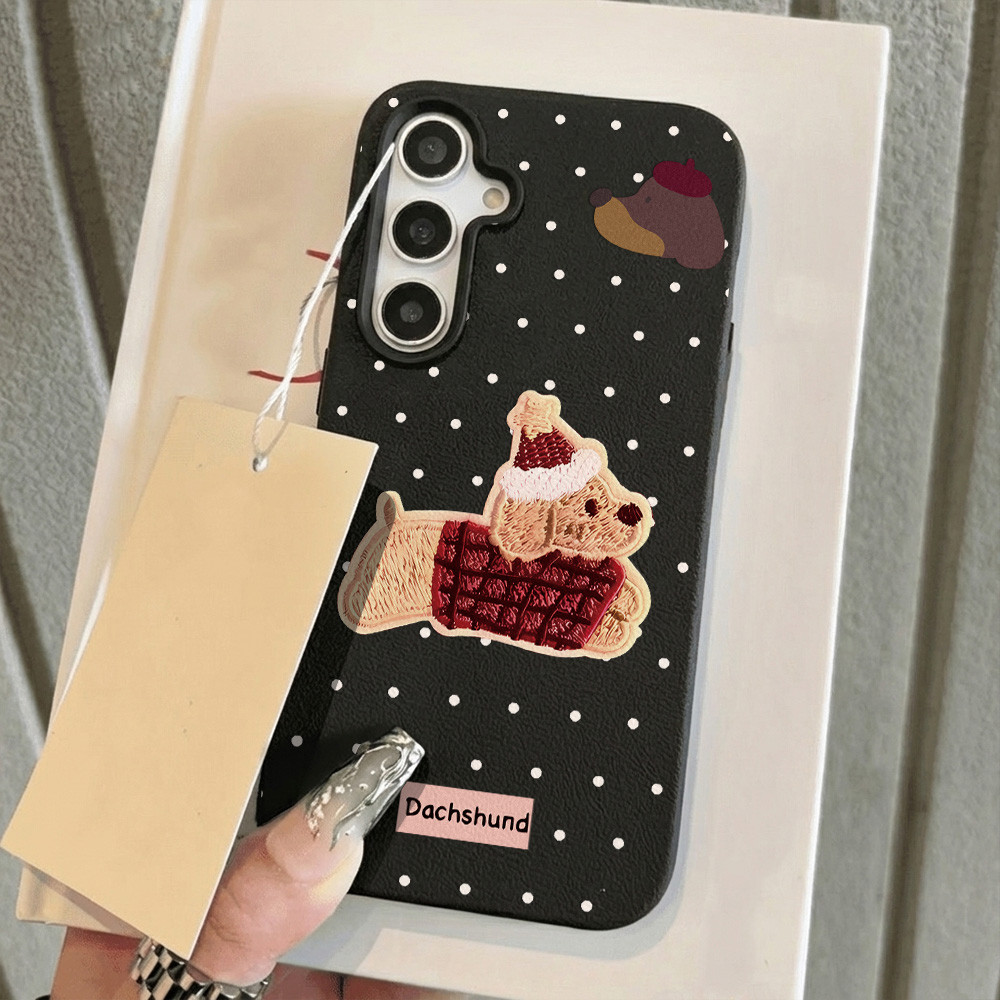เคส for Samsung A07 A17 A56 A55 A16 A15 A35 A05S A26 A36 A54 S23 S25 S26 Ultra S24FE สุนัขน่ารัก เคสโทรศัพท์มือถือหนัง