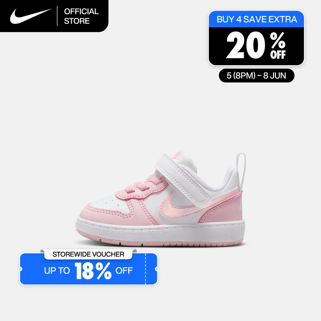 Nike Baby/Toddler Court Borough Low Recraft Shoes - White [DV5458-105]