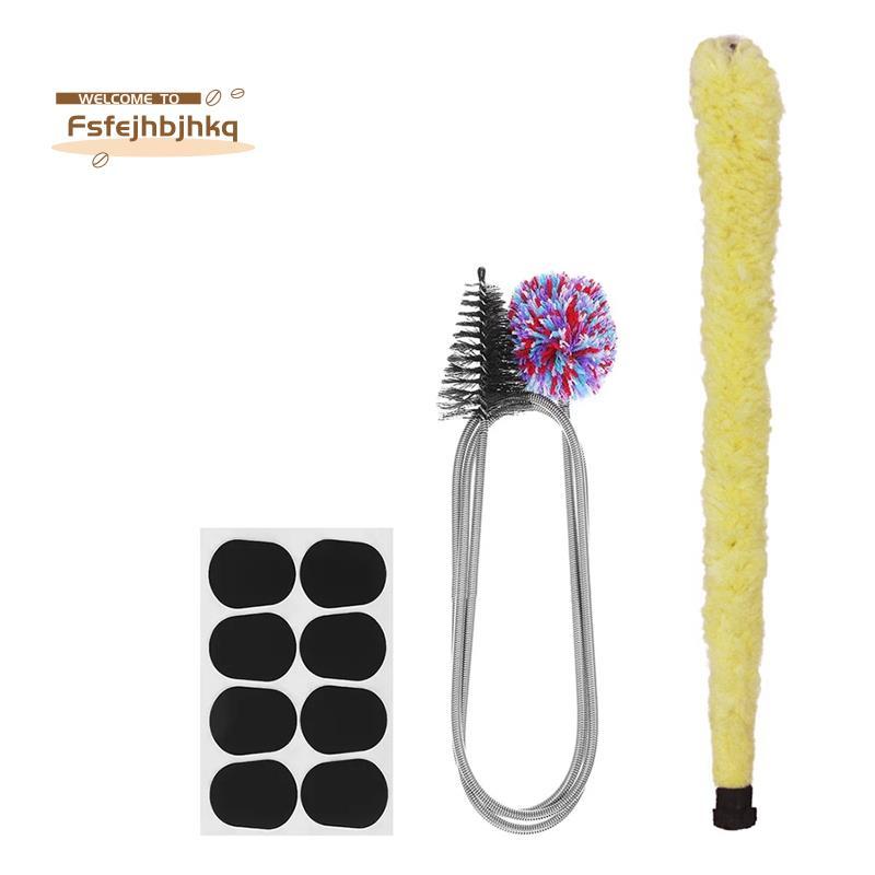 [fsfejhbjqq]Saxophone Cleaning Care Kit Alto Saxophone Cleaning Swab Alto Sax Brush Sax Accessories