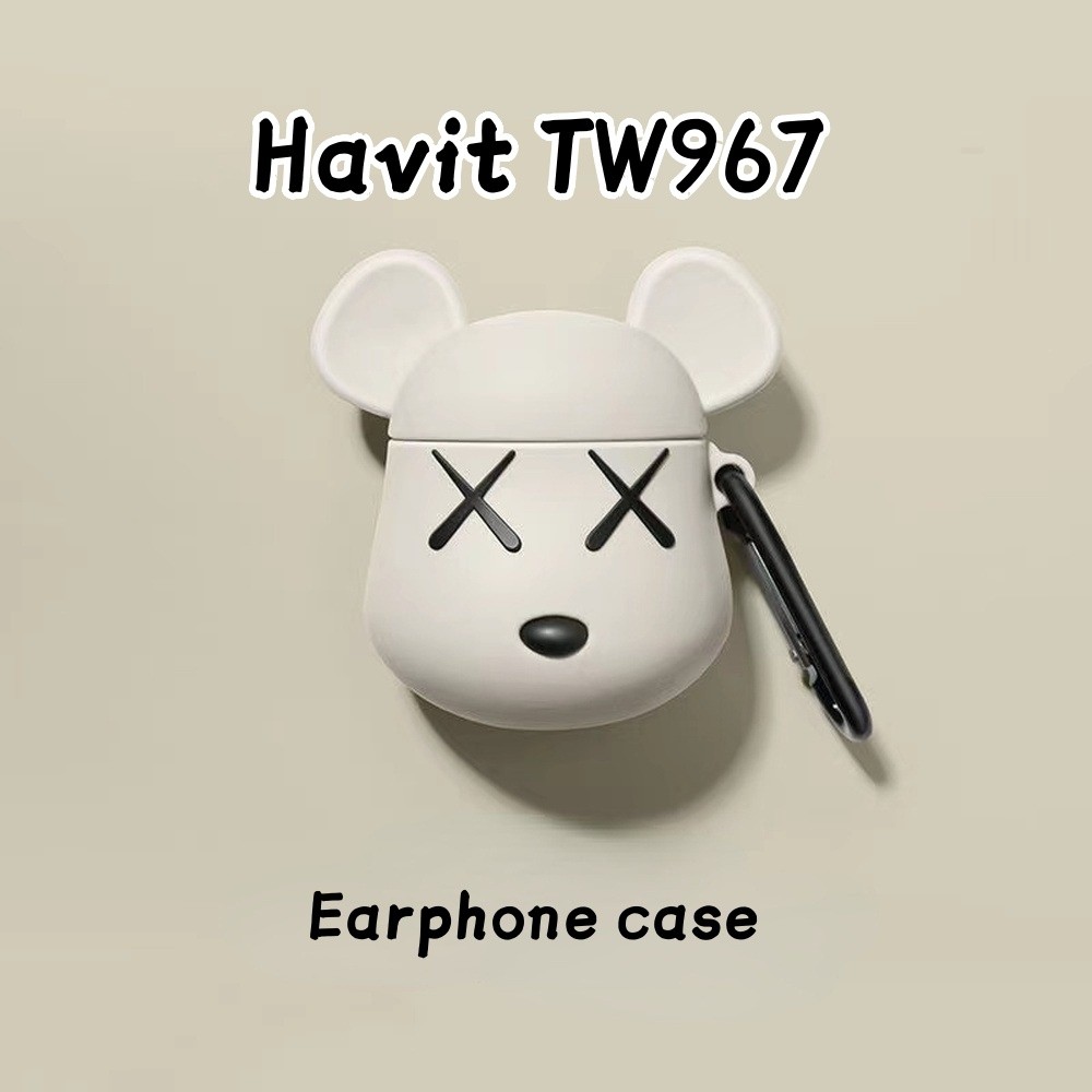 Fast Shipment สําหรับ Havit TW967 กรณีซิลิโคนอ่อนนุ่มการ์ตูนคอลเลกชัน Creative หูฟังฝาครอบ NO.3