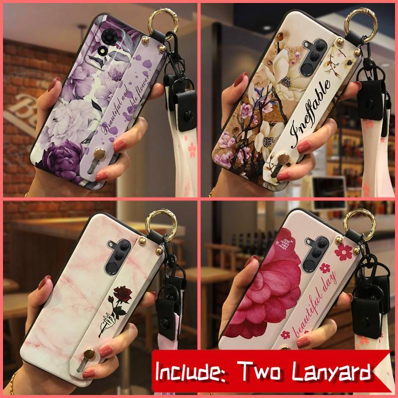 TCL ทนทานแหวนเคสโทรศัพท์สําหรับTCL 501/T433D Kickstandป้องกันสายรัดข้อมือที่วางโทรศัพท์กันกระแทกป้อง