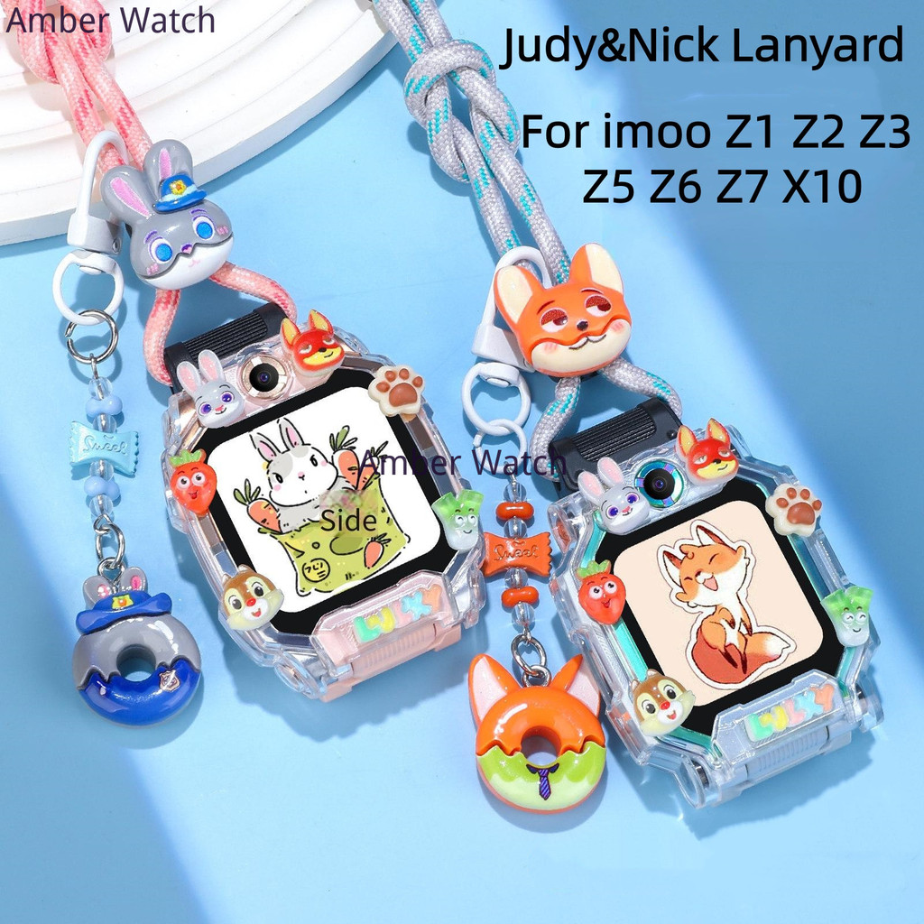 Judy&Nick Lanyard สําหรับ imoo Z1 Z2 Z3 Z5 Z6 Z7 X10 กรณี imoo Z7 กรณี imoo Z1 เคส imoo Z6 เคส imoo 