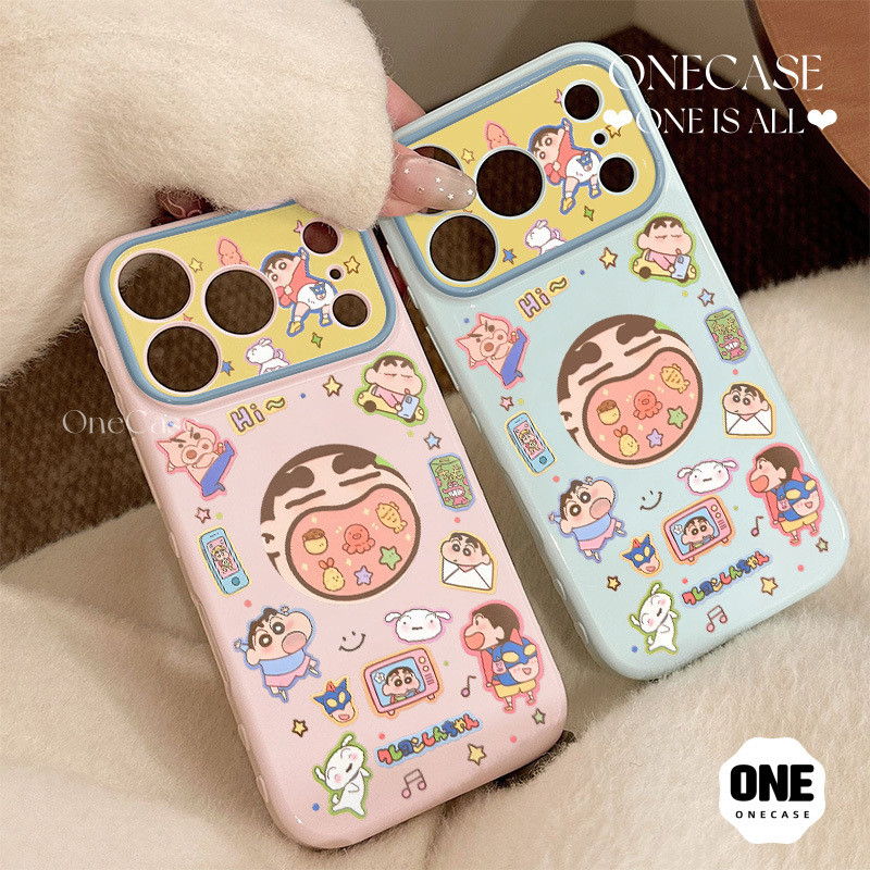 เคสนุ่มกันกระแทกลายชินจัง สำหรับ VIVO Y27 Y03 Y21 Y29 Y16 Y04 Y19S Y20 Y02 Y15S Y17 Y17S Y28 Y22 Y91C เคสสไตล์คาวาอิ