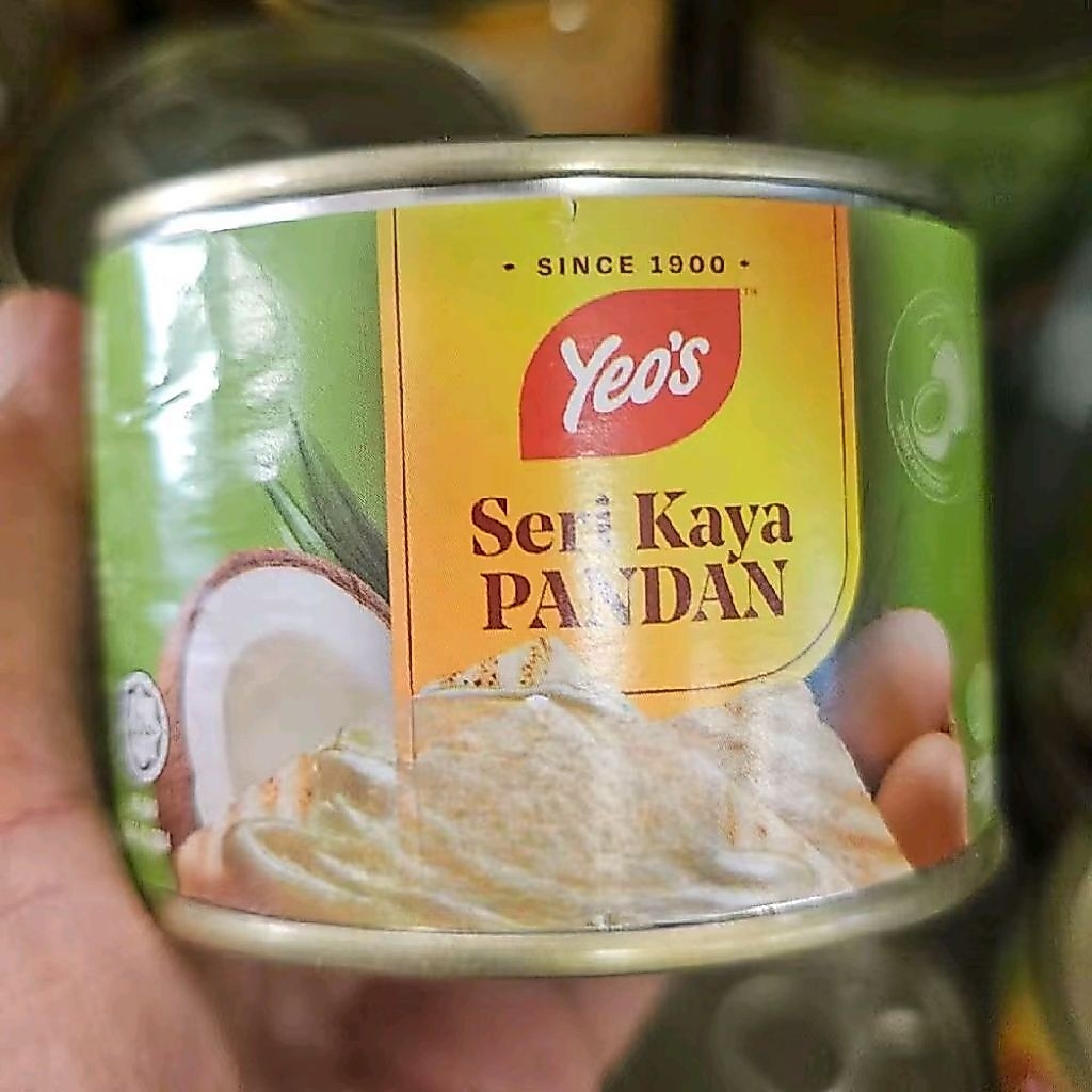 ใหม่ Yeo's แยมสังขยาใบเตยมาเลย์ ( 170กรัม)
