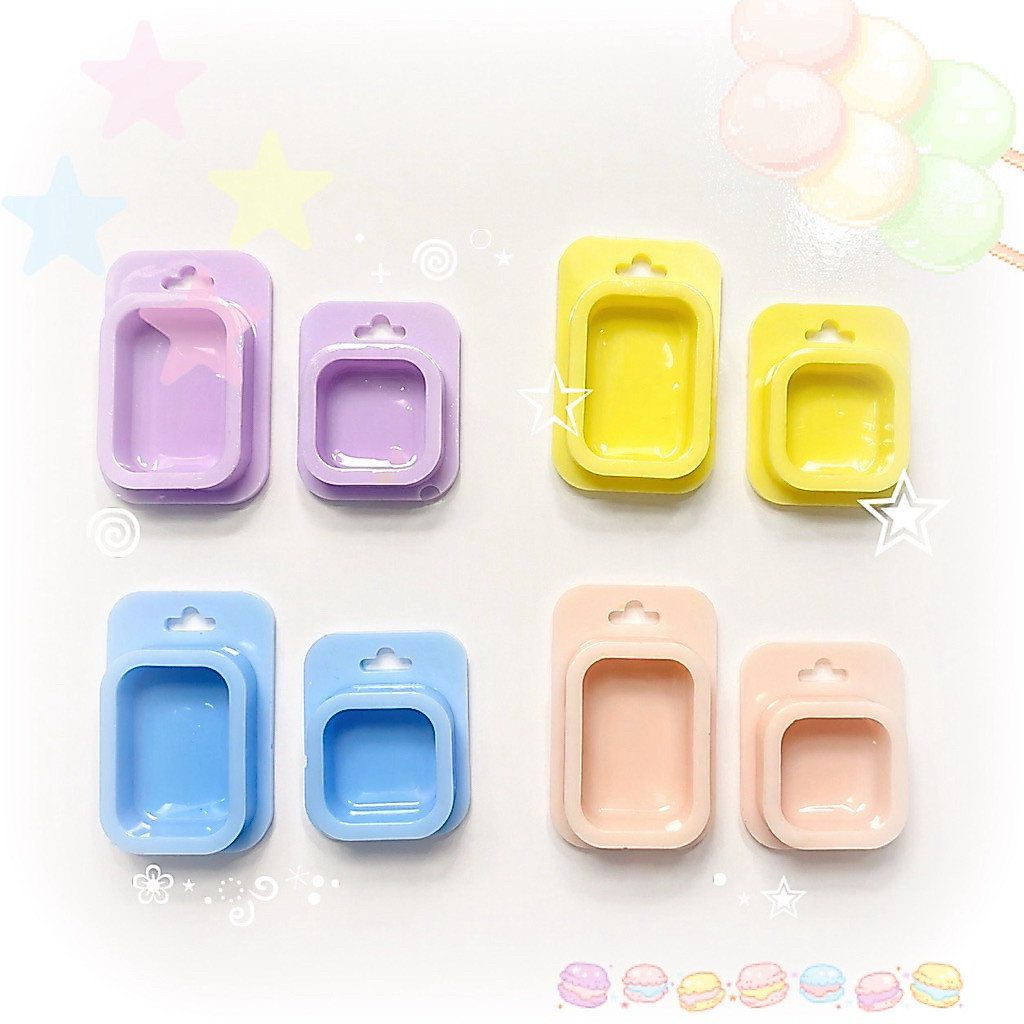 GANTUNGAN Mini Bento เรซิ่นแขวน Charm หนึ่งกล่องสามารถปรับแต่งสี