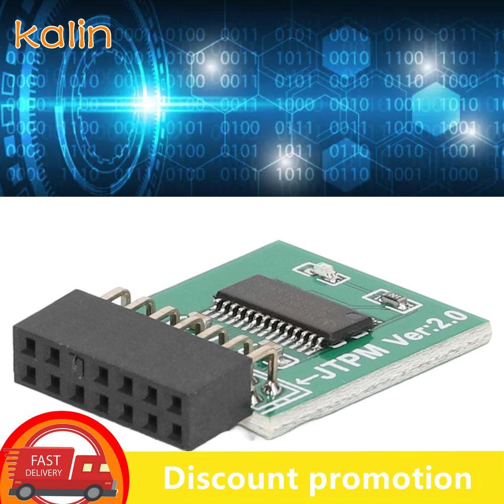 Kalin-th Kalin-th สำหรับ TPM 2.0 โมดูล 14 พินการเข้ารหัส Security Board Z590 B560 H510 Z490 B460 H41