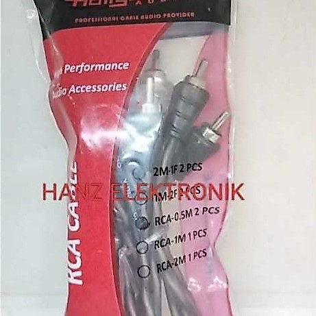 RCA2 x2 rca 2 Pin HOLLYWOOD 0.5 เมตร คู่คุณภาพสูง