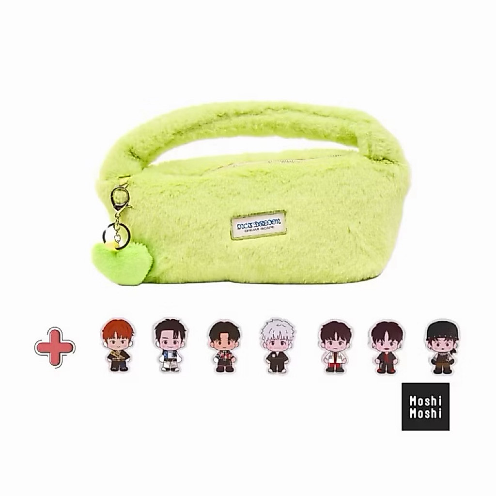 มือ 1 ใหม่ Moshi Moshi x NCT DREAM Fluffy Bag + Sticker Pack
