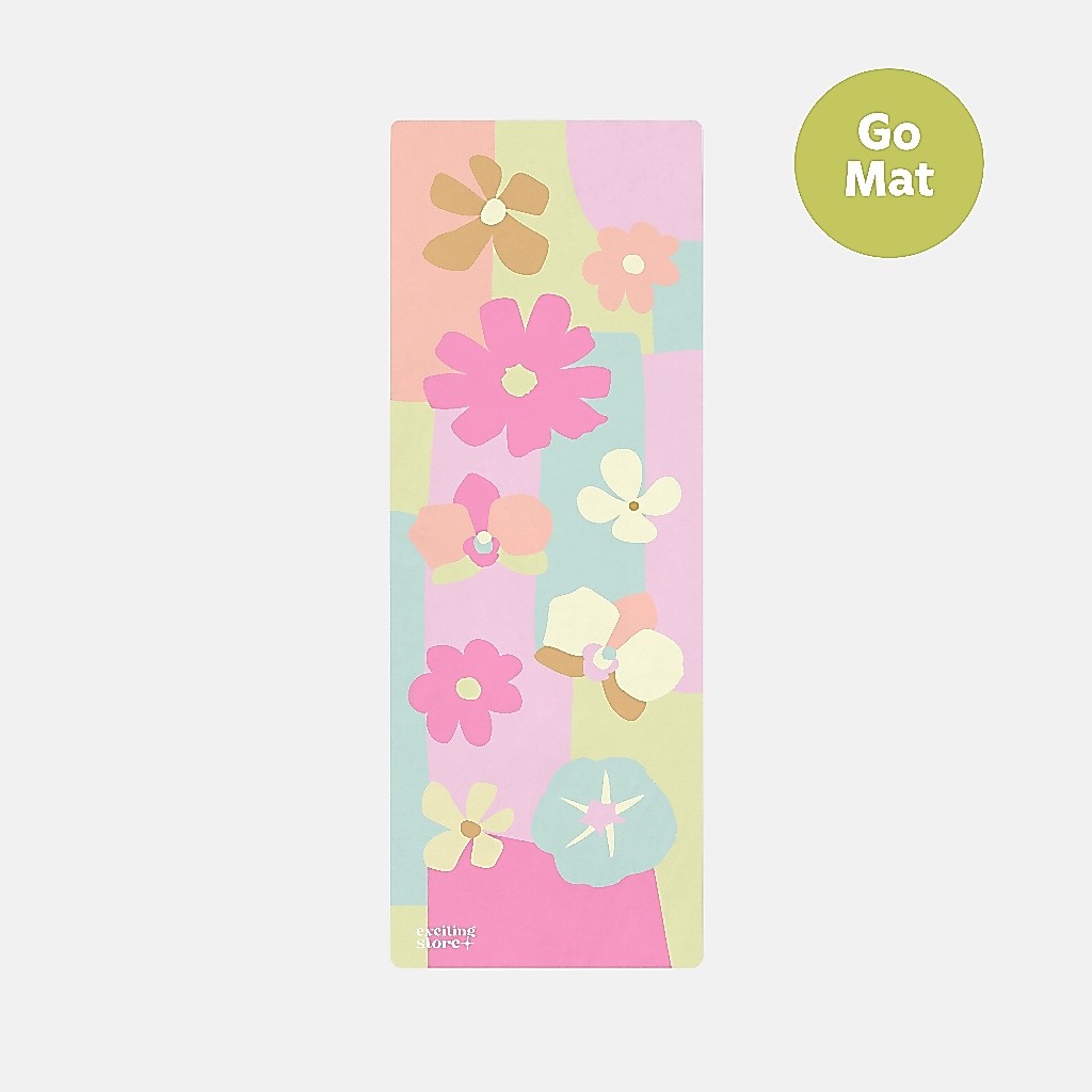 (จัดส่งปลายเดือน มิ.ย. ค่ะ) Spring London Flowers Go Mat | เสื่อโยคะ เสื่อออกกำลังกาย