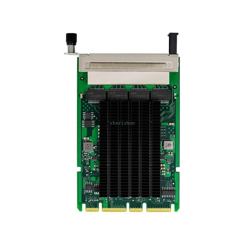 CH* OCP3 I350 T4 การ์ดเครือข่ายเซิร์ฟเวอร์ Gigabit 4 พอร์ตพร้อมขั้วต่อ RJ45