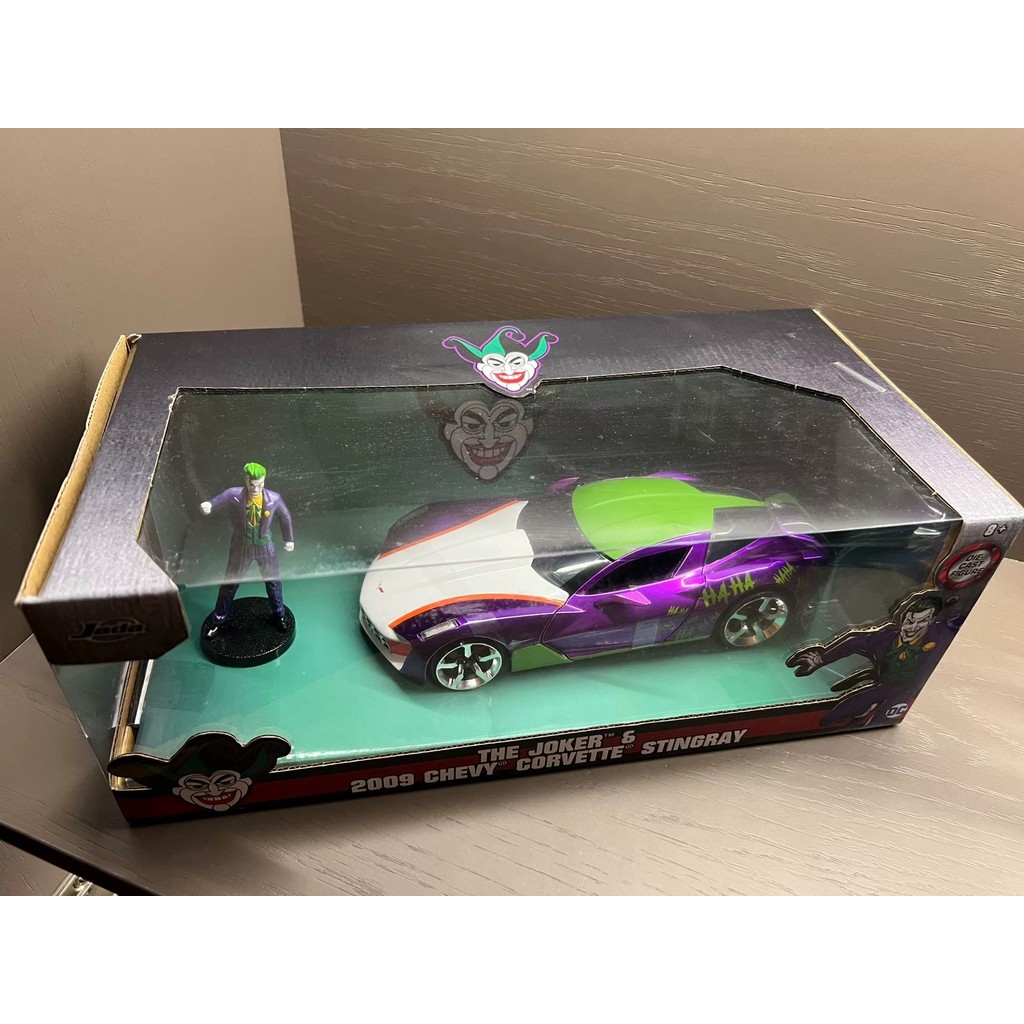 ((Bao SF Land Transport) ของเล่น Jada 1: 24 DC ชุดของเล่นธีมการ์ตูน รวมถึงตุ๊กตา Joker (The Joker) แ