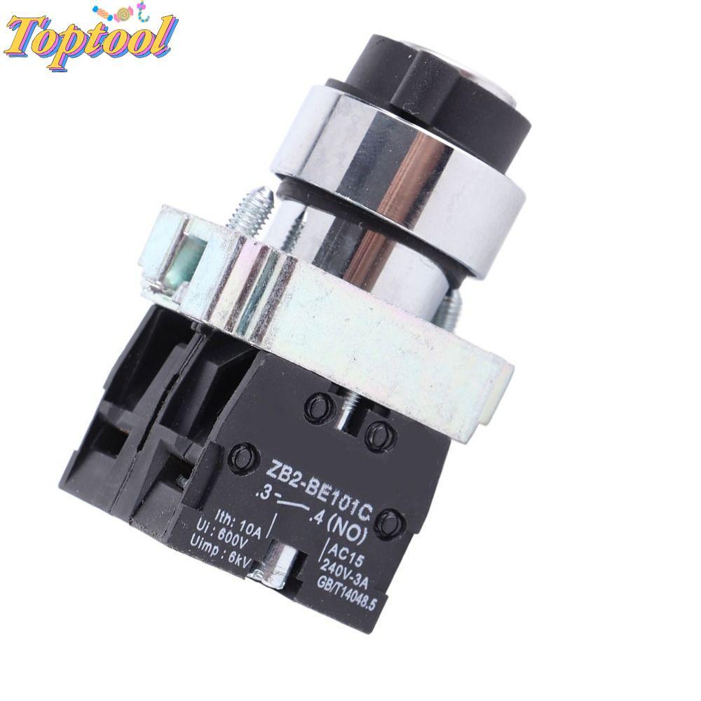 TOPTOOL ล็อคไฟ,รีเซ็ตตัวเอง ZB2BE101 ZB2BE102C สวิทช์ล็อคกุญแจ, สวิทช์กุญแจ Modular โครงสร้าง 240V-3