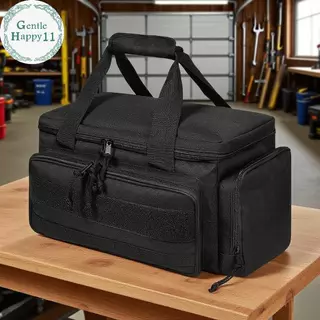 GentleHappy Heavy Duty s กระเป๋าเครื่องมือฐานลื่นอเนกประสงค์สําหรับ Handyman Carpenter ทนทานแบบพกพาเครื่องมือ TH