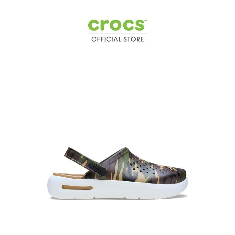 CROCS รองเท้าลำลองผู้ใหญ่ INMOTION CAMOUFLAGE CLOG - ARMY GREEN/MULTI