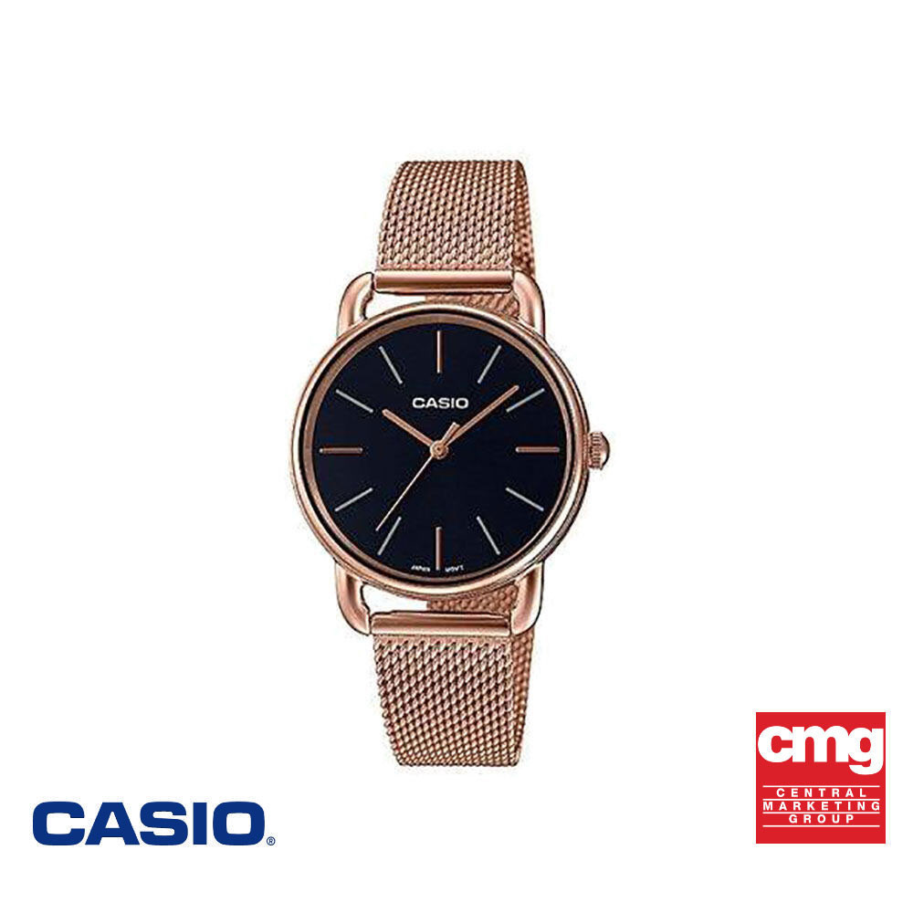CASIO นาฬิกาข้อมือ CASIO รุ่น LTP-E412MPG-1ADF วัสดุสเตนเลสสตีล สีโรสโกลด์
