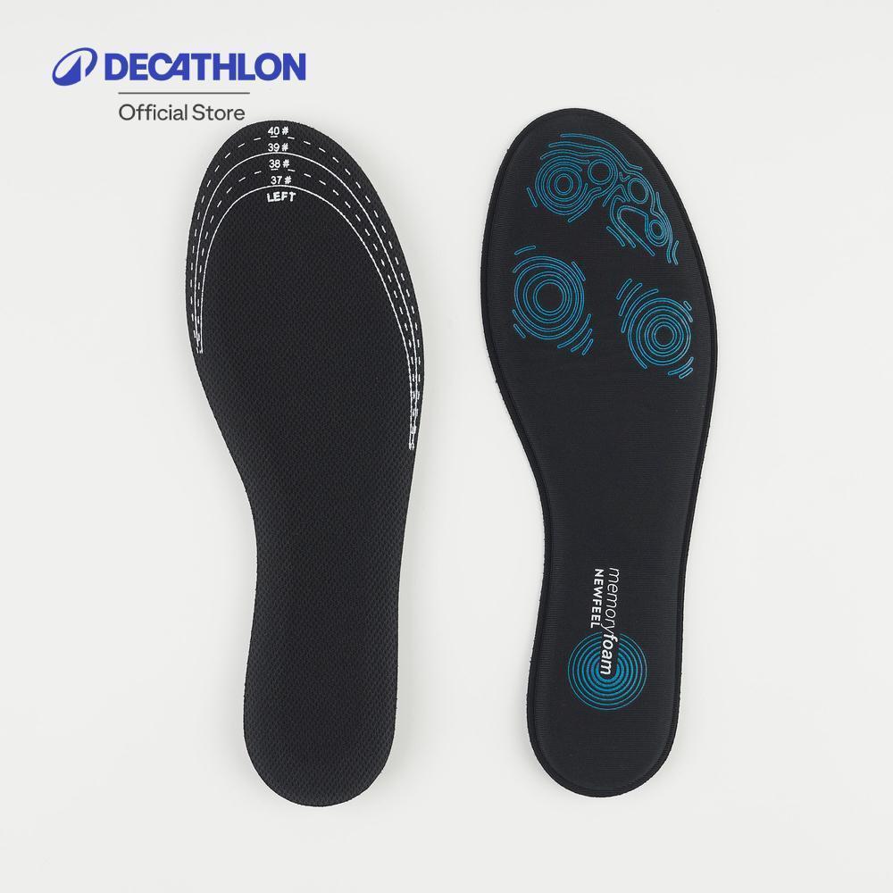 Decathlon W500 Memory Foam Insoles พื้นรองเท้าชั้นในเมมโมรีโฟมสำหรับใส่เดิน รุ่น W500 - Black