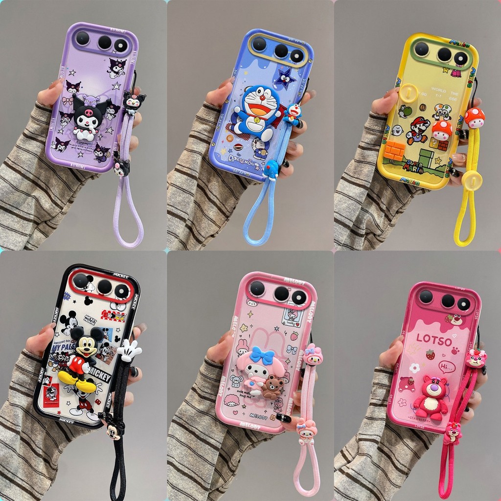 เคส Tecno Spark 50 5G ตุ๊กตาสติ๊กเกอร์ตัวละครอนิเมะ เคสโทรศัพท์