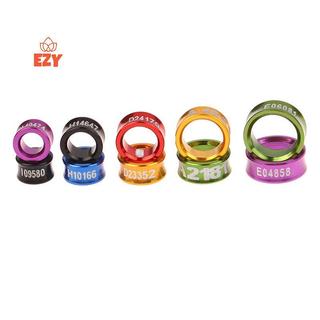 EZY 10 ชิ้นอลูมิเนียมนกแก้วขาแหวน Pigeon แหวนเท้านก Parrot Feeding Identification กลางแจ้งบินเครื่องมือการฝึกอบรมนกอุปกรณ์ใหม่