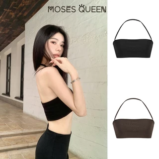 MOSESQUEEN เด็กสาวร้อนแรงเซ็กซี่ ดีไซน์เปิดหลังแบบเผยคอ ใส่ชุดในสบายๆ คลุมได้หลากหลายสไตล์ #63150