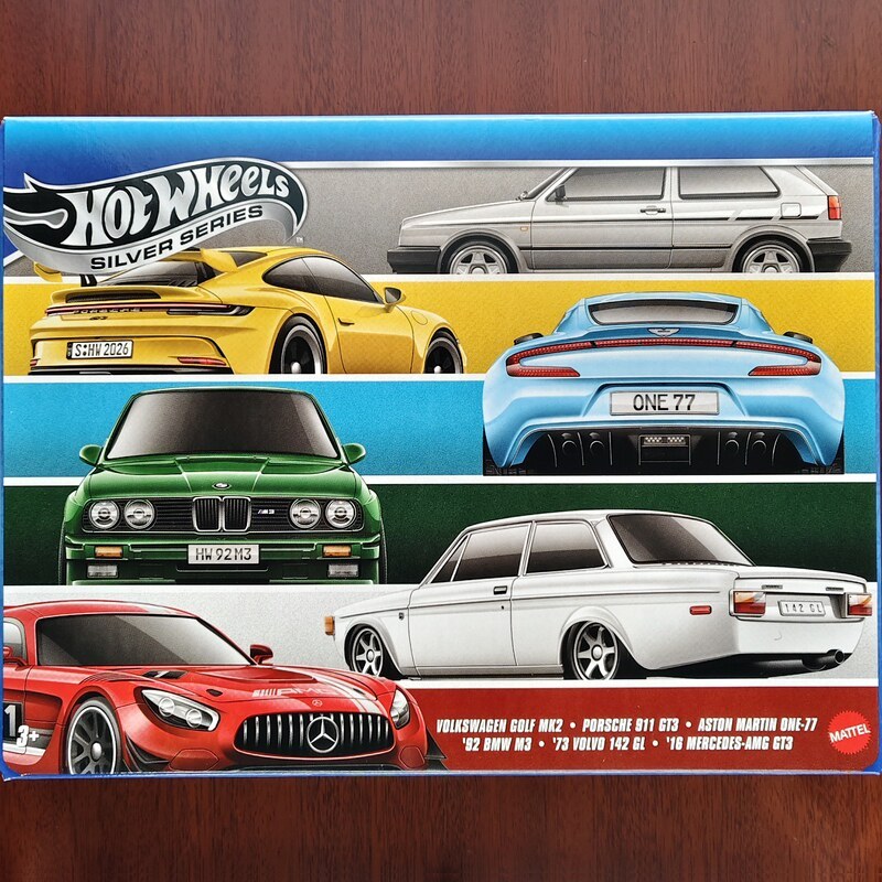 Hot Wheels กระเป๋ากระจัดกระจายยุโรป Golf Mercedes-Benz 190E Porsche 911 Volkswagen Golf MK7 Alloy Sm
