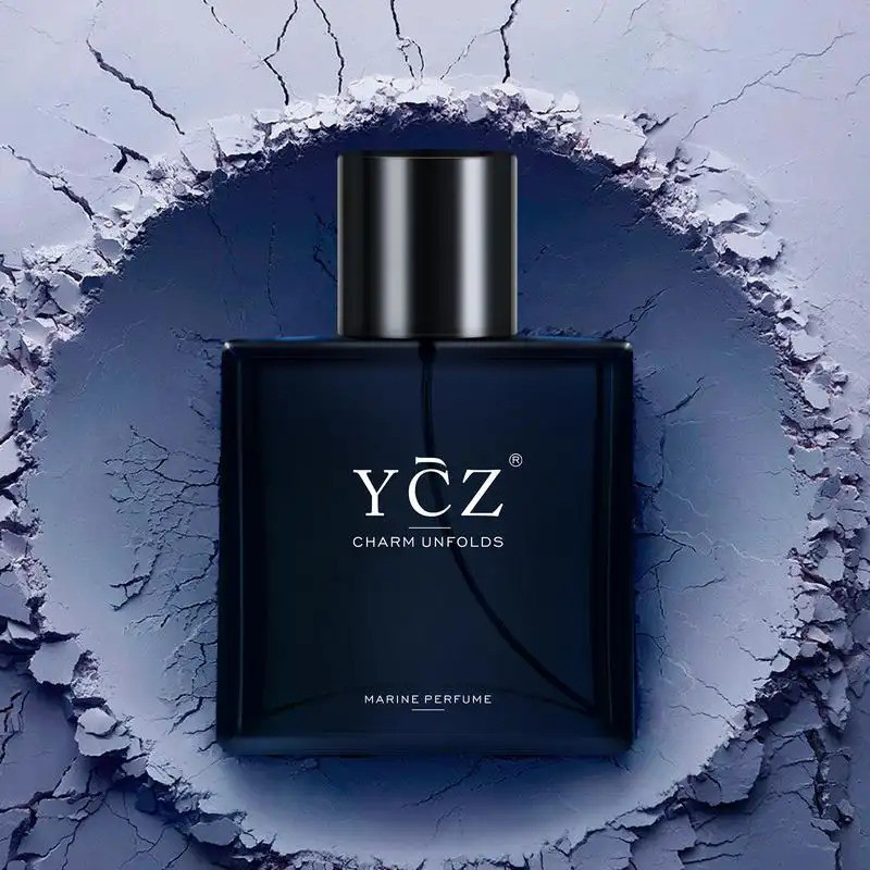 YCZ Midnight Gentleman Mens Perfume50กลิ่นหอมไม้ตะวันออกยาวนานพร้อมบันทึกโกโก้ วานิลลา กล้วยไม้ ไม้จ