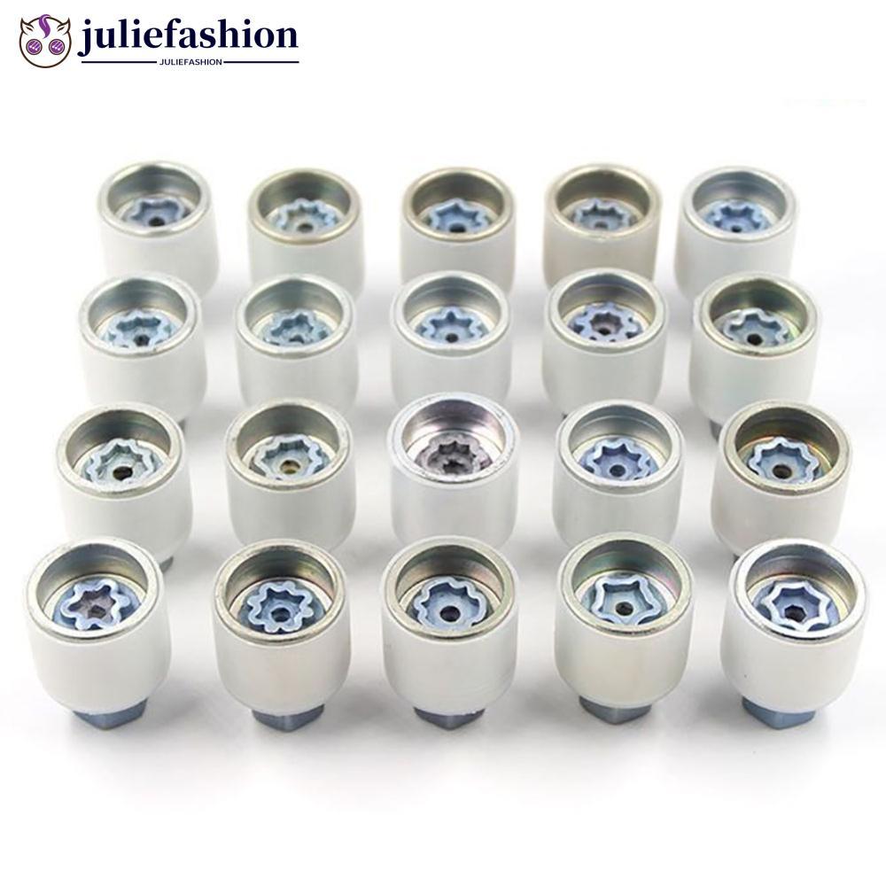 JULIEFASHION รถ Anti-Theft ล็อคล้อ Key ยาง Security สกรูถอดซ็อกเก็ตเครื่องมือสําหรับ Audi VW A3 A4 A