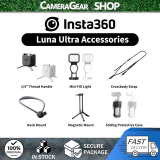 Insta360 Luna Ultra 1/4" Thread Handle/Mini Fill Light/Crossbody Strap/Sliding Protective Case สําหรับ Luna Ultra