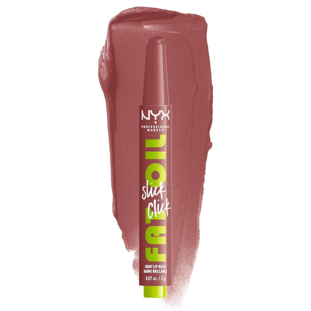 NYX แต่งหน้ามืออาชีพ Fat Oil Slick Click, MultiPurpose Light, Passive Flared Appeal - รองพื้นคอนทัวร