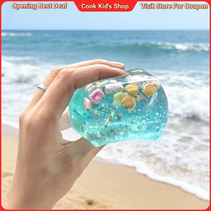 Ice Cube Squishy Slow Rise Gel ของเล่นแก้เครียดบีบ นุ่มน่ารัก คลายเครียด ของขวัญวันเกิด
