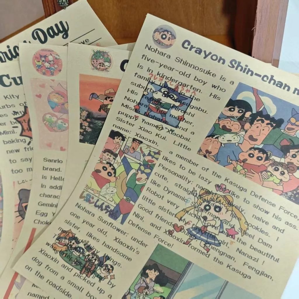ชุดการ์ตูนย้อนยุคหนังสือพิมพ์อังกฤษสำหรับตกแต่งผนังโพลารอยด์ thumbnail 8