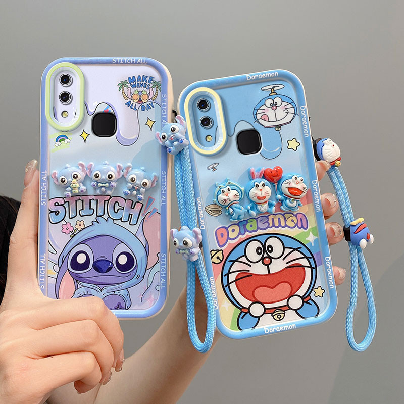 เคส Vivo Y97 เคส Vivo V11i เคส Kuromi Doraemon โทรศัพท์การ์ตูน Cass เคสสามมิติน่ารักเคสโทรศัพท์แบบนุ