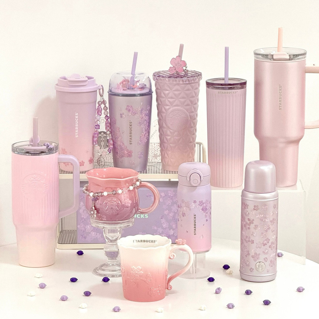 Starbucks Cup 2026 Twilight Sakura Pian Online Series แก้วเซรามิคแก้วฟางสแตนเลสถ้วยเก็บความร้อน Starbucks Cup 2026 Twilight Sakura Pian Online20260525
