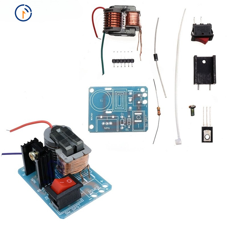 เครื่องกําเนิดไฟฟ้าแรงดันสูง 15 kv dc 3 . 7 v 18650 diy 15KV High Frequency DC High Voltage Arc Igni